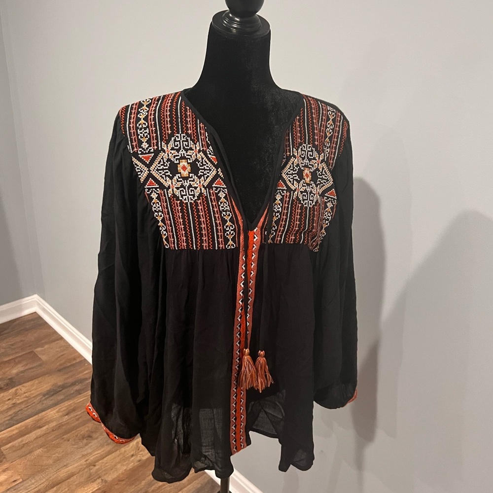 COPY - Marks & Spencer gorgeous butterfly top! Embroidery on sleeves and neck l…